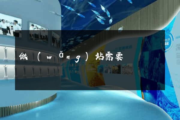 做網(wǎng)站需要