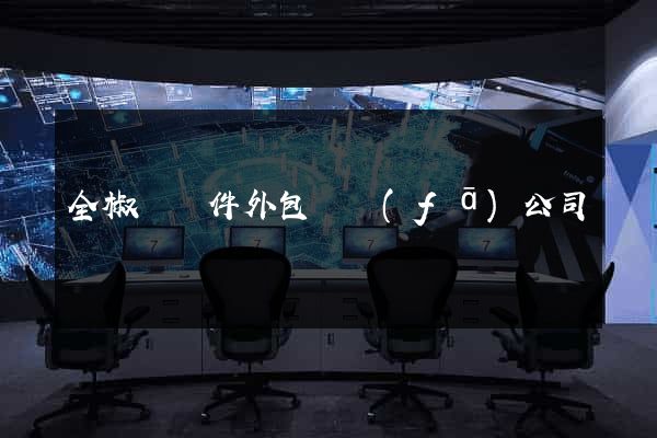 全椒縣軟件外包開發(fā)公司