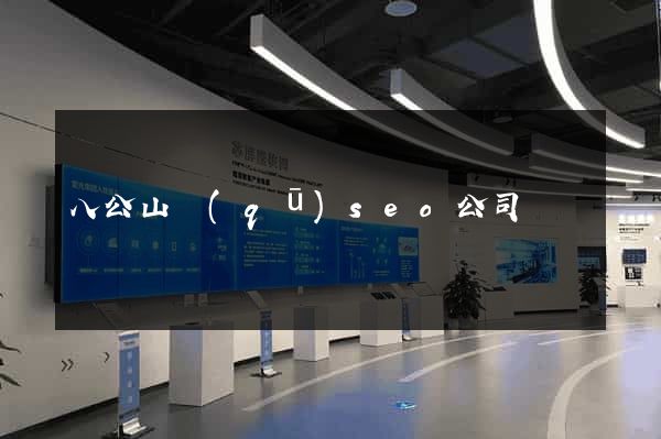 八公山區(qū)seo公司