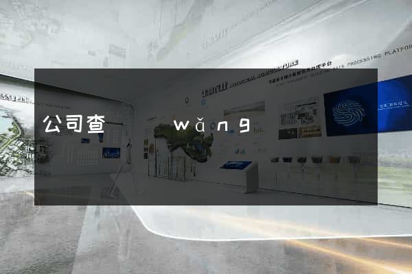 公司查詢網(wǎng)頁