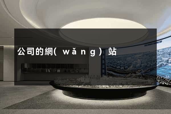 公司的網(wǎng)站