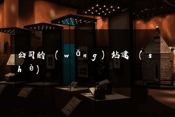 公司的網(wǎng)站建設(shè)
