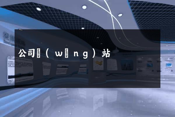 公司網(wǎng)站