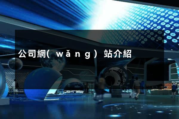 公司網(wǎng)站介紹