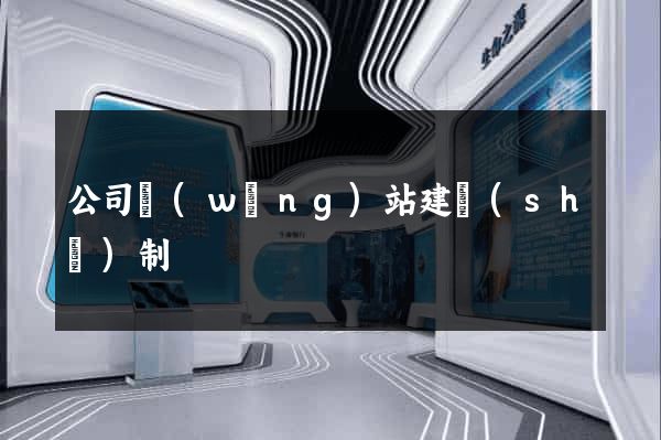 公司網(wǎng)站建設(shè)制