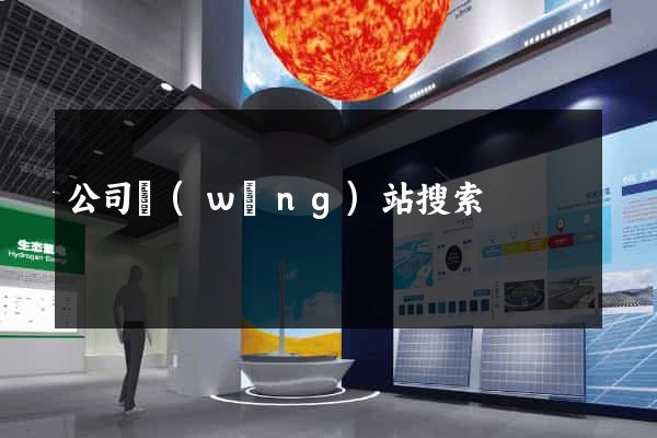 公司網(wǎng)站搜索