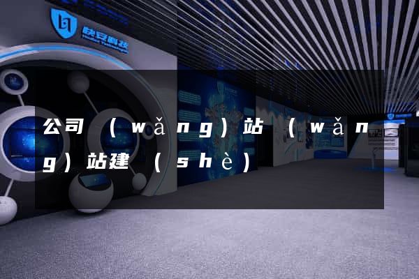 公司網(wǎng)站網(wǎng)站建設(shè)