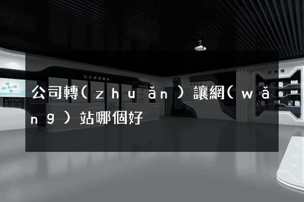 公司轉(zhuǎn)讓網(wǎng)站哪個好