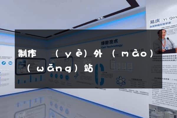 制作專業(yè)外貿(mào)網(wǎng)站