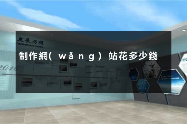 制作網(wǎng)站花多少錢