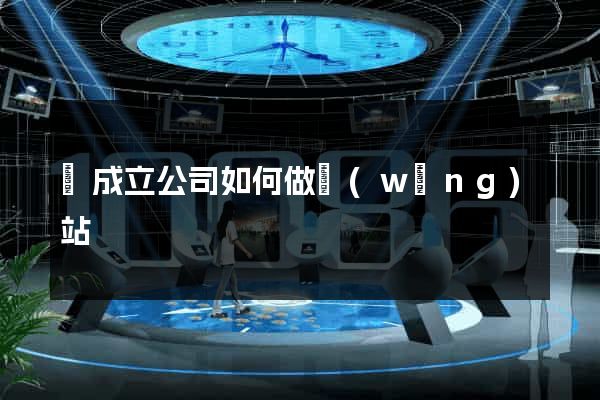 剛成立公司如何做網(wǎng)站