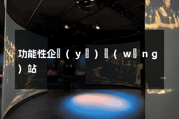 功能性企業(yè)網(wǎng)站