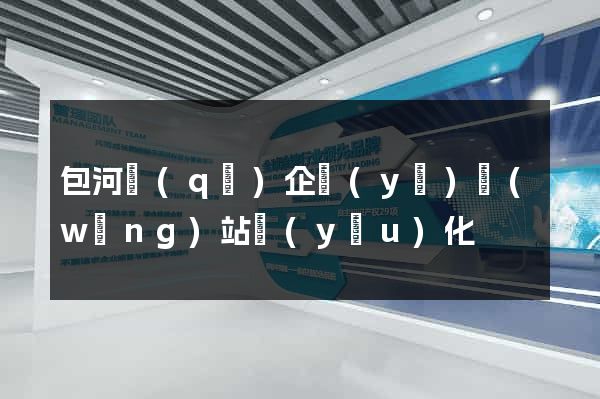 包河區(qū)企業(yè)網(wǎng)站優(yōu)化