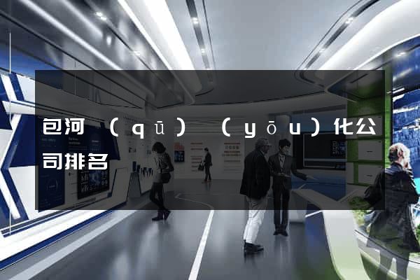 包河區(qū)優(yōu)化公司排名