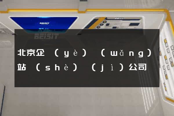 北京企業(yè)網(wǎng)站設(shè)計(jì)公司