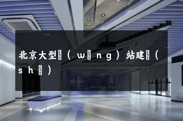 北京大型網(wǎng)站建設(shè)