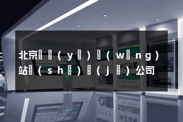 北京專業(yè)網(wǎng)站設(shè)計(jì)公司