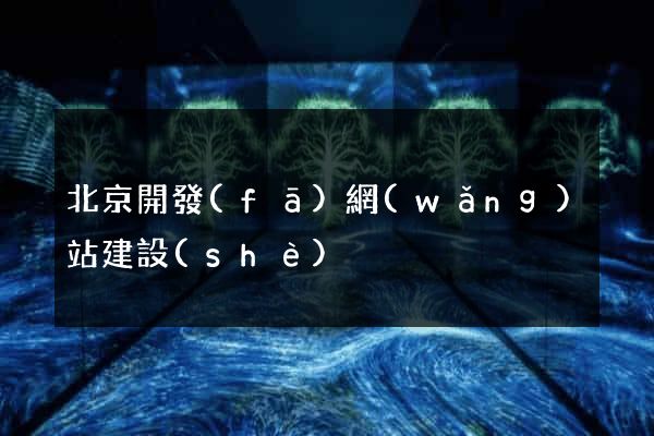 北京開發(fā)網(wǎng)站建設(shè)