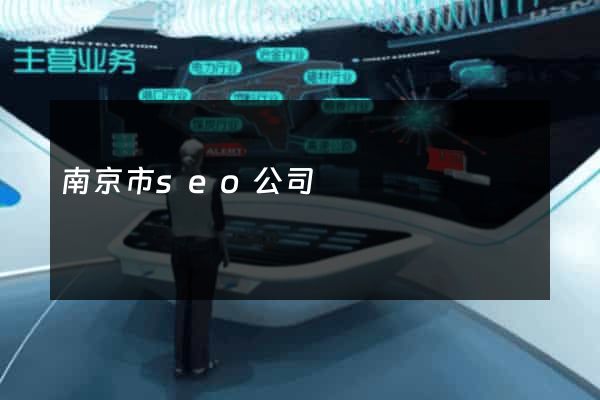 南京市seo公司