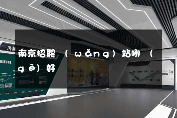 南京招聘網(wǎng)站哪個(gè)好