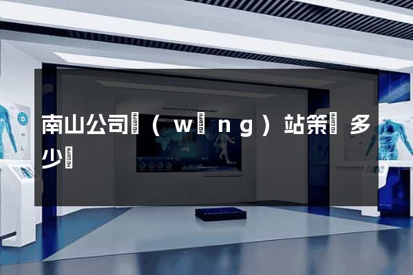 南山公司網(wǎng)站策劃多少錢