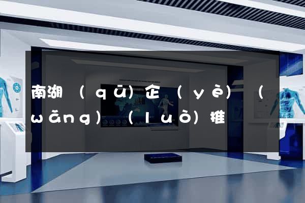 南湖區(qū)企業(yè)網(wǎng)絡(luò)推廣