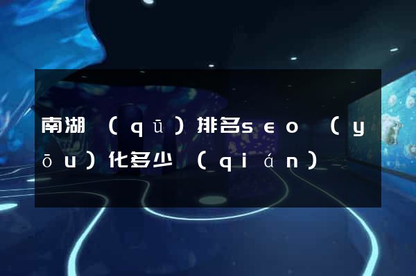 南湖區(qū)排名seo優(yōu)化多少錢(qián)