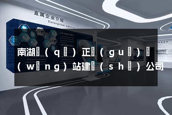 南湖區(qū)正規(guī)網(wǎng)站建設(shè)公司