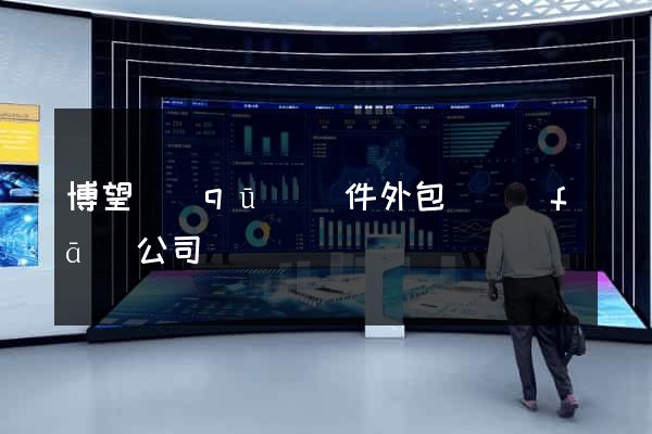 博望區(qū)軟件外包開發(fā)公司