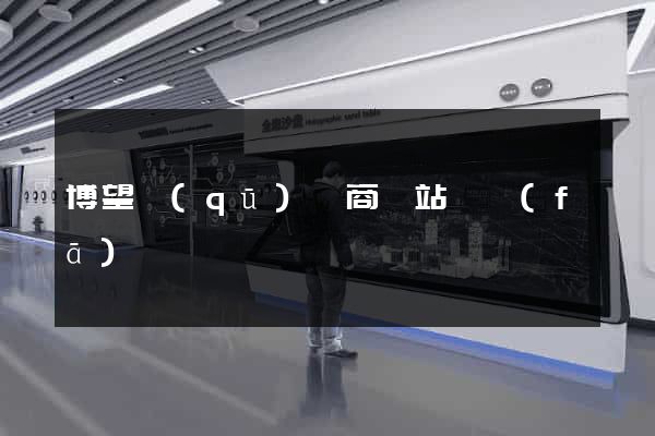 博望區(qū)電商網站開發(fā)