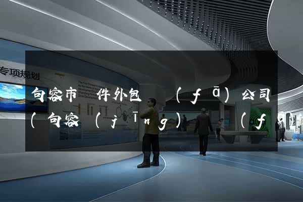句容市軟件外包開發(fā)公司(句容經(jīng)濟開發(fā)區(qū)有些公司)