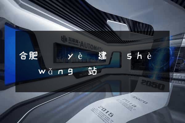 合肥專業(yè)建設(shè)網(wǎng)站
