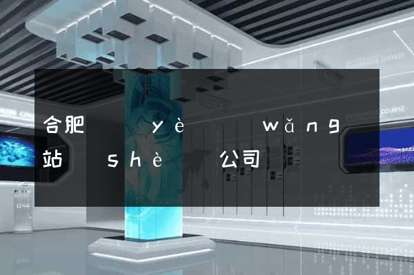 合肥專業(yè)網(wǎng)站設(shè)計公司