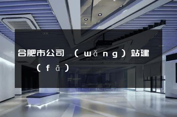 合肥市公司網(wǎng)站建設開發(fā)
