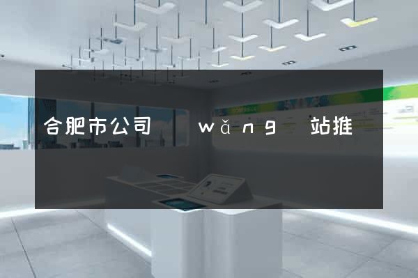 合肥市公司網(wǎng)站推廣