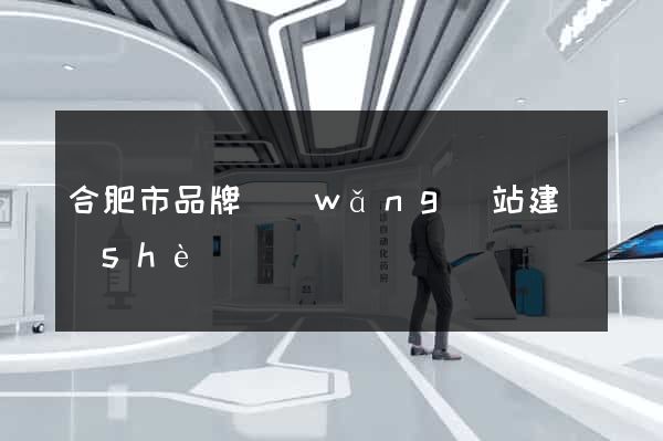 合肥市品牌網(wǎng)站建設(shè)