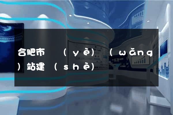合肥市專業(yè)網(wǎng)站建設(shè)