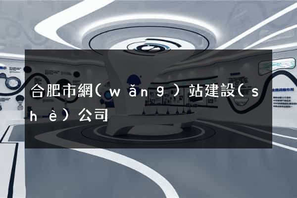 合肥市網(wǎng)站建設(shè)公司