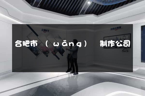 合肥市網(wǎng)頁制作公司