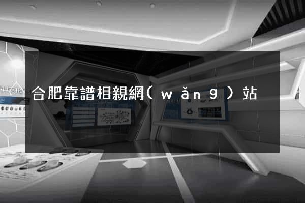 合肥靠譜相親網(wǎng)站