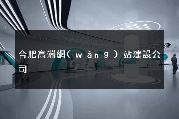 合肥高端網(wǎng)站建設公司