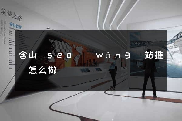 含山縣seo網(wǎng)站推廣怎么做