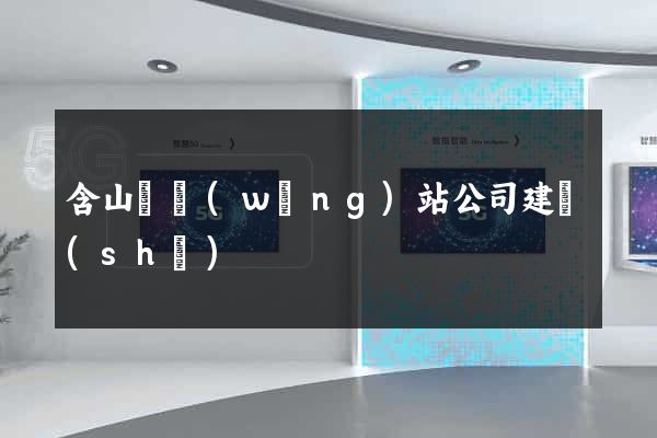 含山縣網(wǎng)站公司建設(shè)