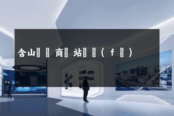 含山縣電商網站開發(fā)