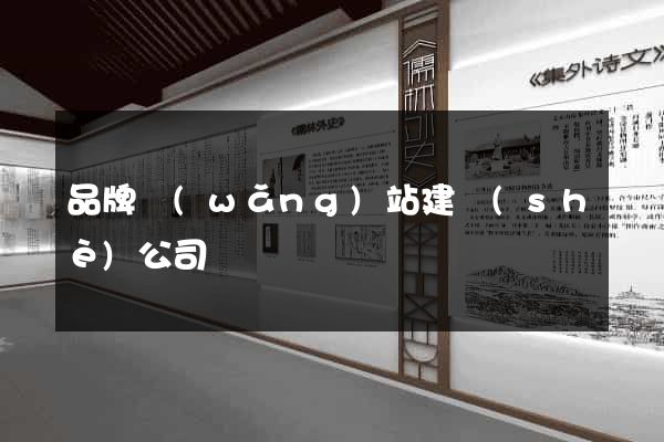 品牌網(wǎng)站建設(shè)公司