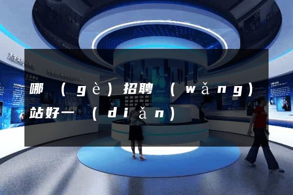 哪個(gè)招聘網(wǎng)站好一點(diǎn)