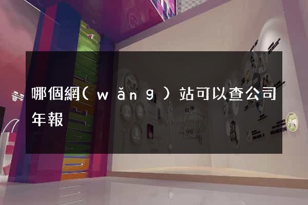 哪個網(wǎng)站可以查公司年報