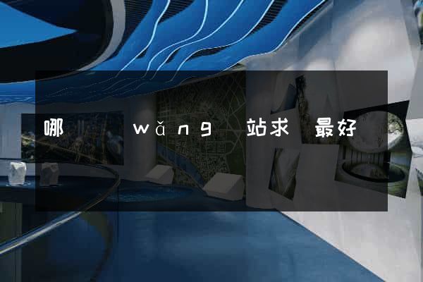 哪個網(wǎng)站求職最好