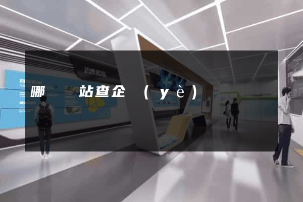 哪個網站查企業(yè)