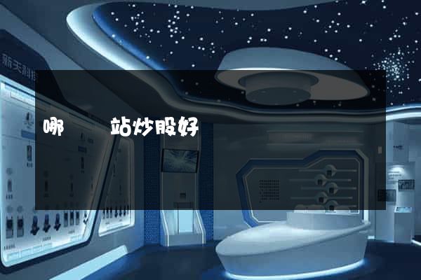 哪個網站炒股好